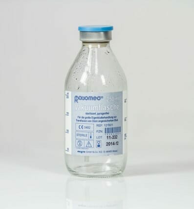 MAHT 250ml Vacuumised Glass Bottle
